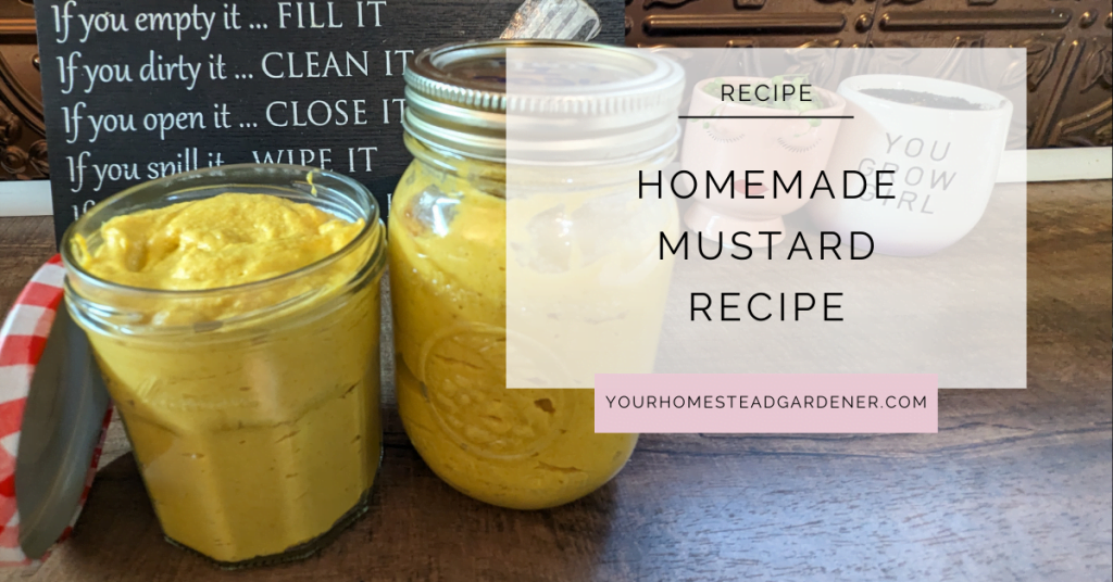 Homemade Mustard Recipe