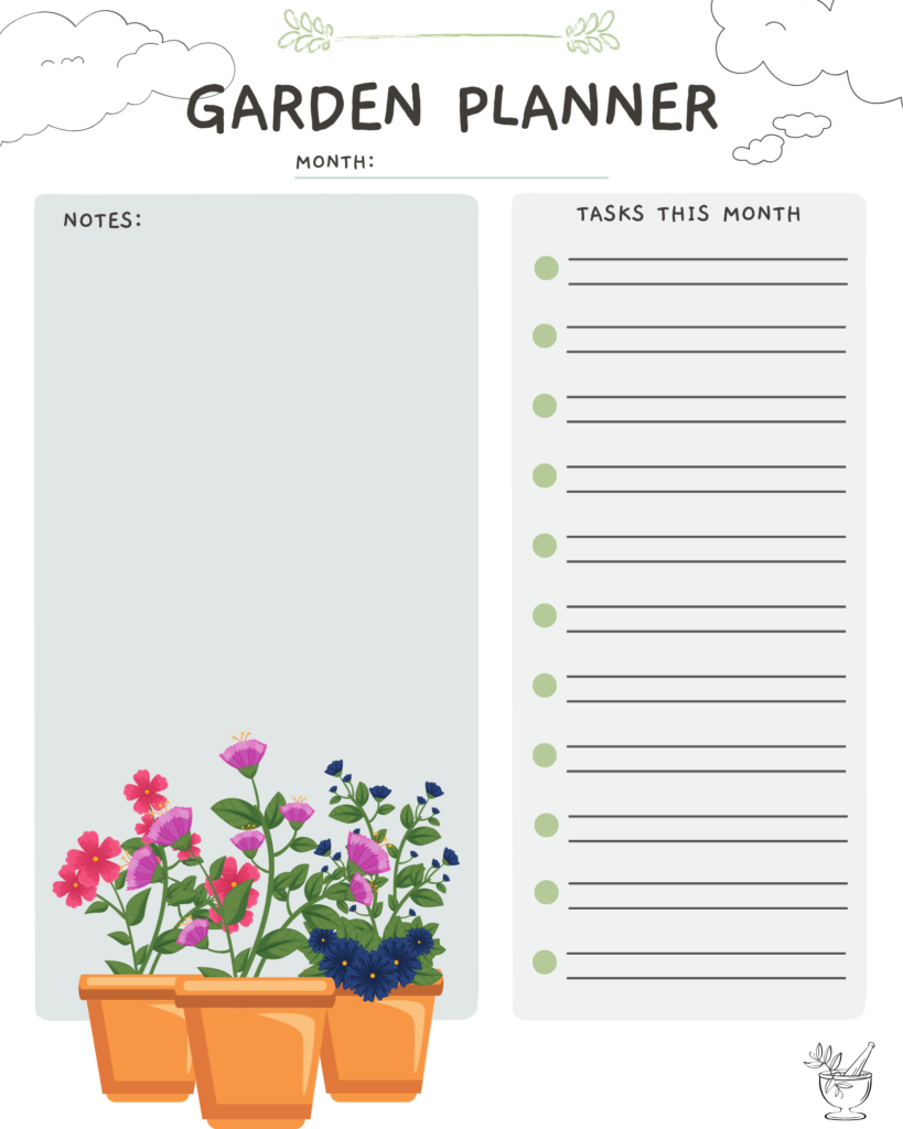 Weekly Garden Planner