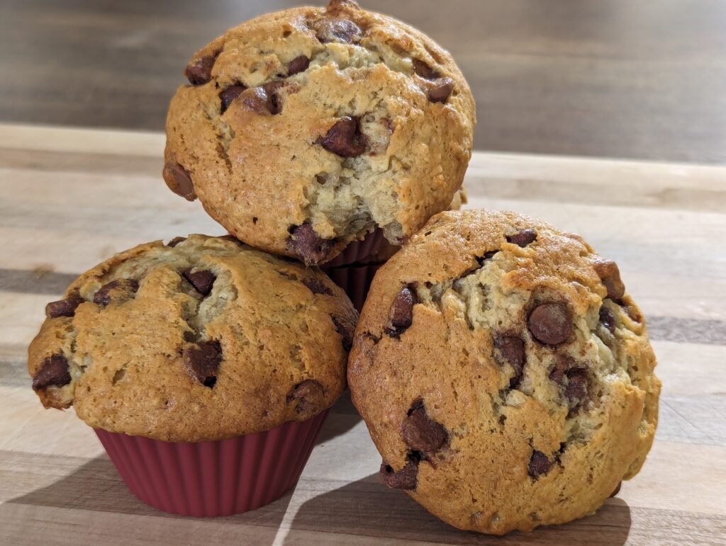Banana Chocolate Chip Muffins