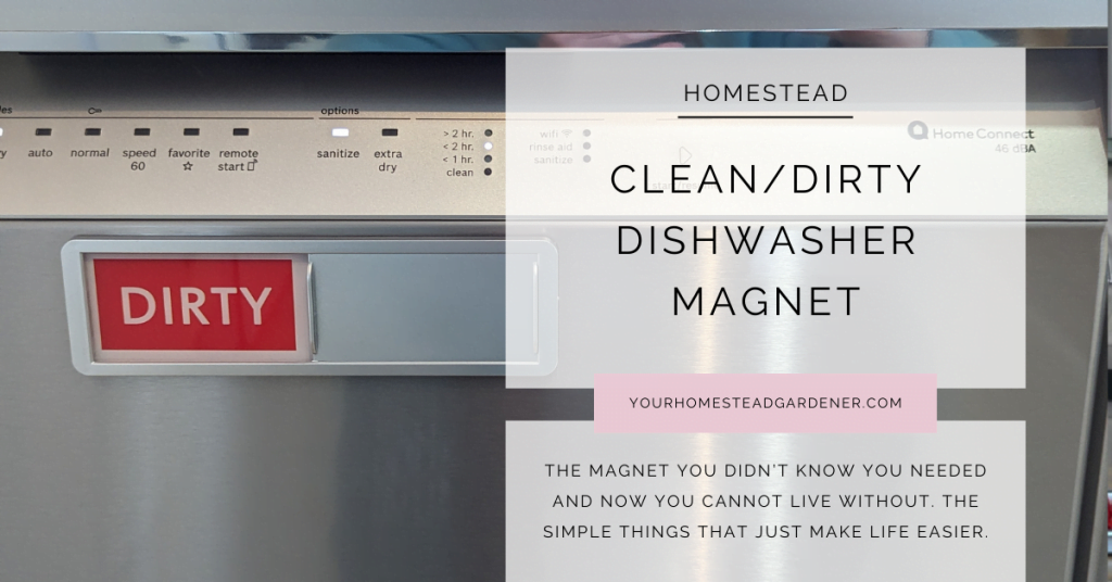 Clean Dirty Dishwasher Magnet