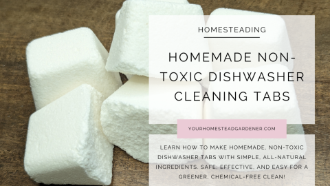 Homemade Dishwasher Tabs