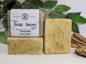 Unscented - Tallow Body Soap