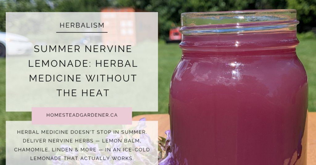 herbal lemonade for anxiety