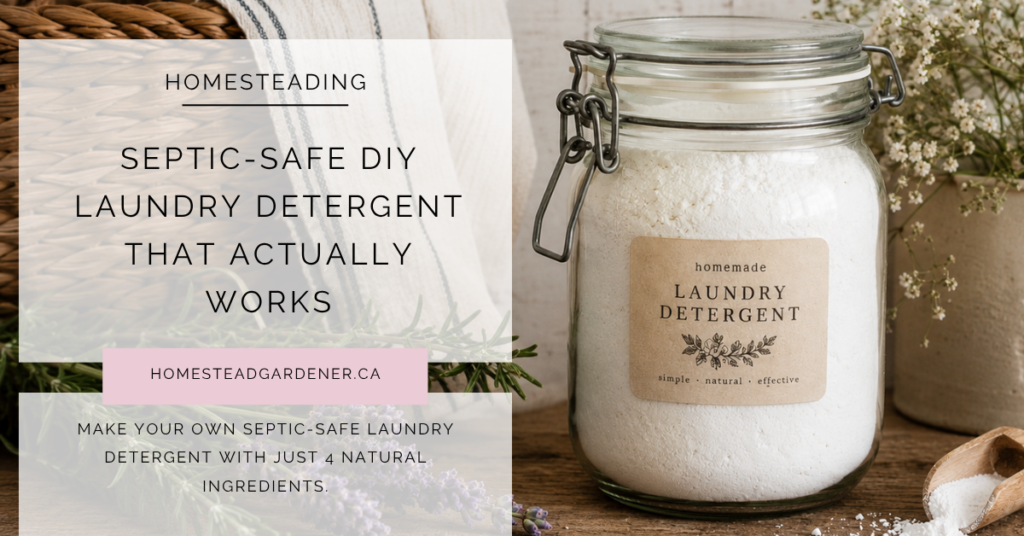 Septic-Safe DIY Laundry Detergent