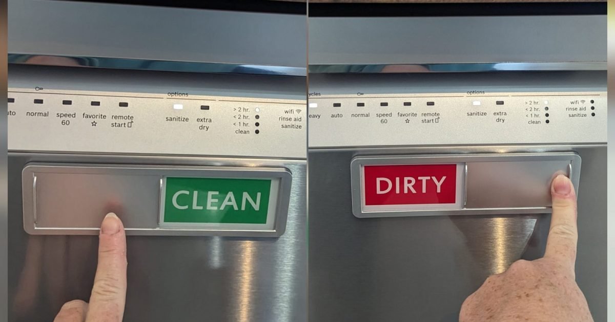 Clean Dirty Dishwasher Magnet