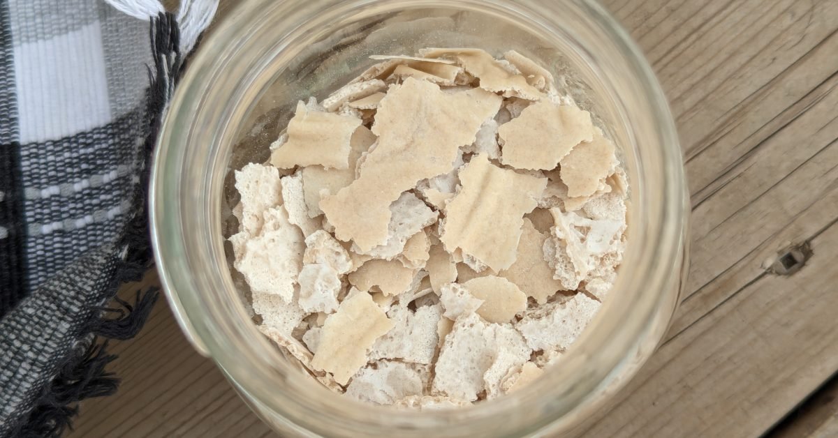 Reconstitute Sourdough Starter